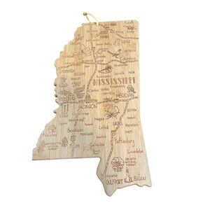 Bamboo Mississippi Cutting Board- Great Shape!
